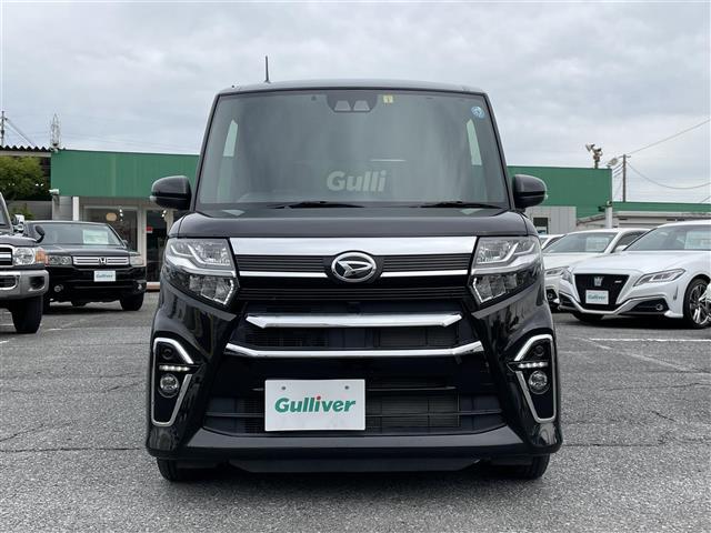 タント カスタムＸスタイルセレクション　スマートアシスト　社外ＳＤナビ　バックカメラ　両パワースライドドア　ハーフレザーシート　前席シートヒーター　スマートキー　コーナーセンサー　ＥＴＣ　純正ＬＥＤライト　フォグランプ　純正１４インチアルミ（3枚目）