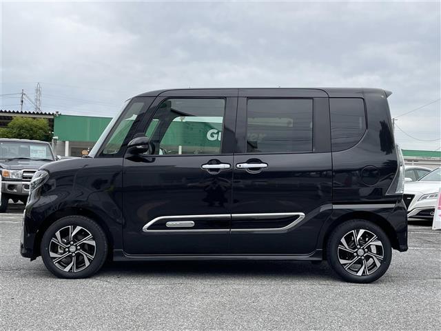 タント カスタムＸスタイルセレクション　スマートアシスト　社外ＳＤナビ　バックカメラ　両パワースライドドア　ハーフレザーシート　前席シートヒーター　スマートキー　コーナーセンサー　ＥＴＣ　純正ＬＥＤライト　フォグランプ　純正１４インチアルミ（5枚目）