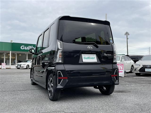 タント カスタムＸスタイルセレクション　スマートアシスト　社外ＳＤナビ　バックカメラ　両パワースライドドア　ハーフレザーシート　前席シートヒーター　スマートキー　コーナーセンサー　ＥＴＣ　純正ＬＥＤライト　フォグランプ　純正１４インチアルミ（6枚目）