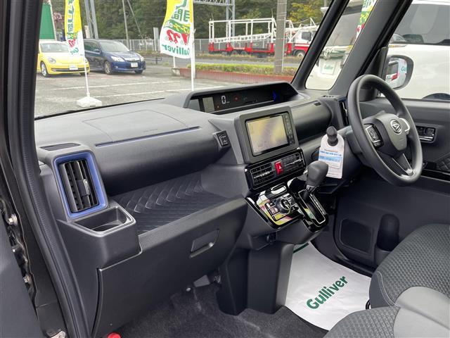 タント カスタムＸスタイルセレクション　スマートアシスト　社外ＳＤナビ　バックカメラ　両パワースライドドア　ハーフレザーシート　前席シートヒーター　スマートキー　コーナーセンサー　ＥＴＣ　純正ＬＥＤライト　フォグランプ　純正１４インチアルミ（13枚目）