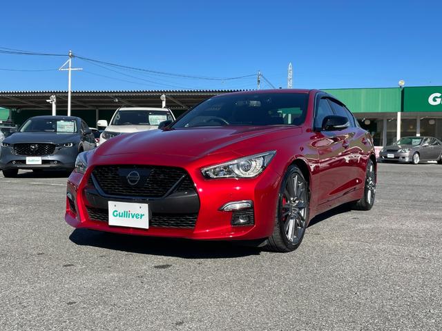 スカイライン ４００Ｒ　黒レザーシート　ＢＯＳＥサウンド　全方位運転支援システム　純正メーカーオプションナビ　エマージェンシーブレーキ　追従式クルコン　全席パワーシート　シートヒーター　全周囲カメラ　前後ドラレコ　ＥＴＣ（13枚目）