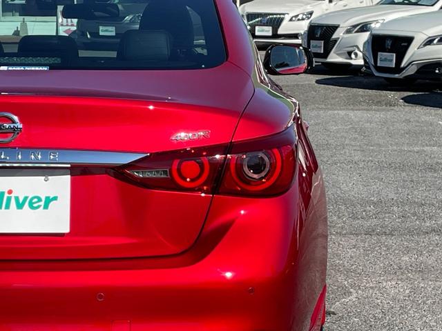 スカイライン ４００Ｒ　黒レザーシート　ＢＯＳＥサウンド　全方位運転支援システム　純正メーカーオプションナビ　エマージェンシーブレーキ　追従式クルコン　全席パワーシート　シートヒーター　全周囲カメラ　前後ドラレコ　ＥＴＣ（18枚目）