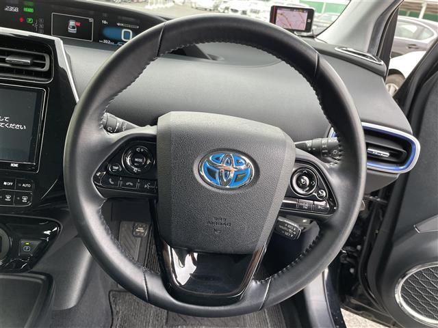 プリウス S TRDエアロ 純正9インチSDナビ バックカメラ トヨタセーフティーセンス レーダークルーズコントロール RAYS18インチアルミ 社外デジタルインナーミラー スマートキー コーナーセンサー ETC(14枚目)