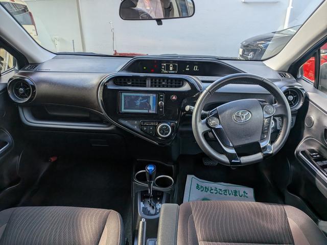 アクア G セーフティセンスC 10系後期型 車庫保管 禁煙車 スマートキー 純正7型ナビ Bluetooth接続 Bカメラ ドラレコ ETC 2オーナー スペアキー スタッドレスタイヤ付き スペアタイヤ(30枚目)