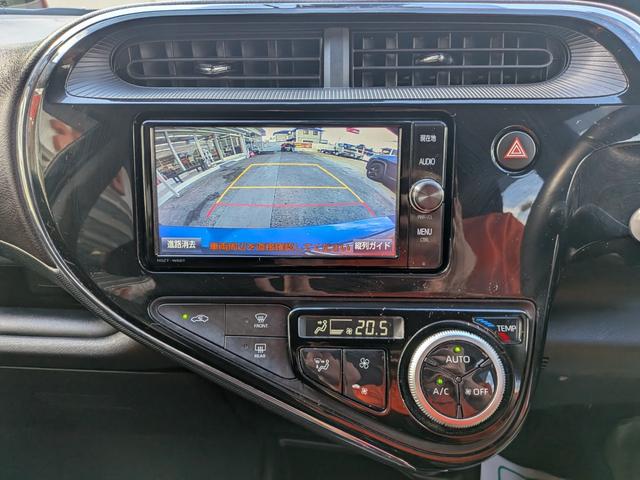 アクア G セーフティセンスC 10系後期型 車庫保管 禁煙車 スマートキー 純正7型ナビ Bluetooth接続 Bカメラ ドラレコ ETC 2オーナー スペアキー スタッドレスタイヤ付き スペアタイヤ(33枚目)
