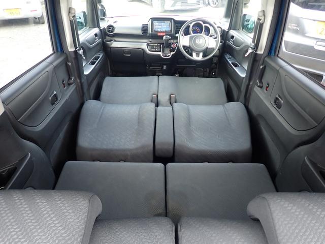 Ｎ－ＢＯＸカスタム Ｇ　ＳＳパッケージ　後期　ＳＳパッケージ・両側パワスラ・ナビ・地デジ・Ｂｌｕｅｔｏｏｔｈ・カメラ・後席スライド機能・後席テーブル／サンシェード・フルフラット・シートヒーター・ミラーヒーター・キー２個・点検整備・保証付き（43枚目）