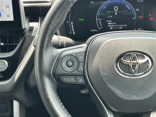 カローラクロス ハイブリッド S ワンオーナー/純正ナビ(フルセグTV/Bluetooth/FM/AM/USB)/純正フロアマット/ETC/ブラインドスポットモニター/追従ありクルーズコントロール/積み込み社外冬タイヤセット(17枚目)