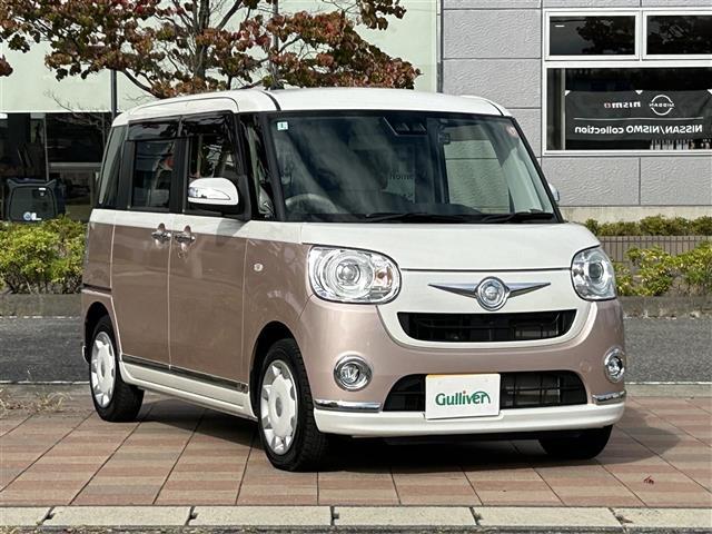 ムーヴキャンバス Ｇメイクアップ　ＳＡＩＩＩ　禁煙車／純正ナビ（フルセグＴＶ／ＦＭ／ＡＭ／ＣＤ／ＤＶＤ／ＳＤ）／バックカメラ／ＢＴ／前後ドラレコ／衝突軽減／純正フロアマット／両側パワースライドドア／横滑り防止機能／アイドリングストップ（28枚目）