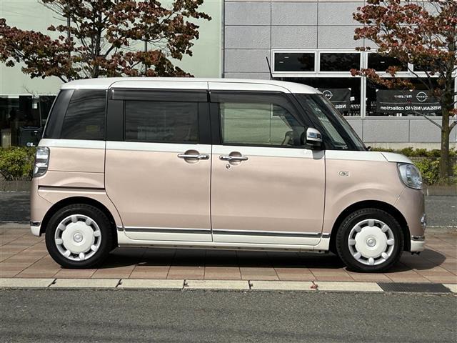 ムーヴキャンバス Ｇメイクアップ　ＳＡＩＩＩ　禁煙車／純正ナビ（フルセグＴＶ／ＦＭ／ＡＭ／ＣＤ／ＤＶＤ／ＳＤ）／バックカメラ／ＢＴ／前後ドラレコ／衝突軽減／純正フロアマット／両側パワースライドドア／横滑り防止機能／アイドリングストップ（29枚目）