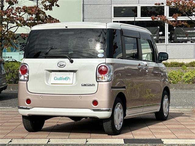 ムーヴキャンバス Ｇメイクアップ　ＳＡＩＩＩ　禁煙車／純正ナビ（フルセグＴＶ／ＦＭ／ＡＭ／ＣＤ／ＤＶＤ／ＳＤ）／バックカメラ／ＢＴ／前後ドラレコ／衝突軽減／純正フロアマット／両側パワースライドドア／横滑り防止機能／アイドリングストップ（30枚目）