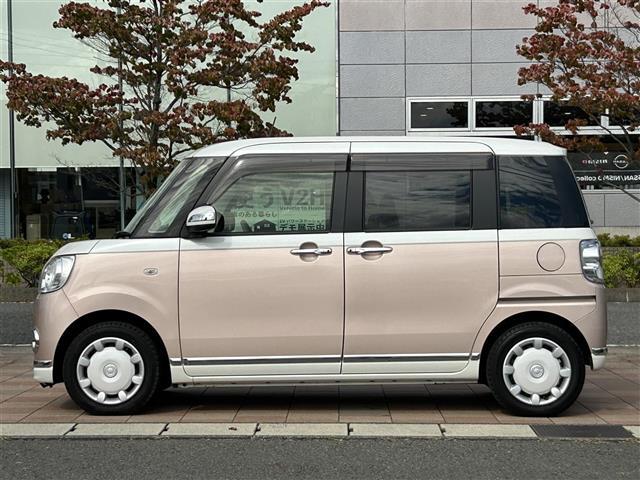 ムーヴキャンバス Ｇメイクアップ　ＳＡＩＩＩ　禁煙車／純正ナビ（フルセグＴＶ／ＦＭ／ＡＭ／ＣＤ／ＤＶＤ／ＳＤ）／バックカメラ／ＢＴ／前後ドラレコ／衝突軽減／純正フロアマット／両側パワースライドドア／横滑り防止機能／アイドリングストップ（35枚目）