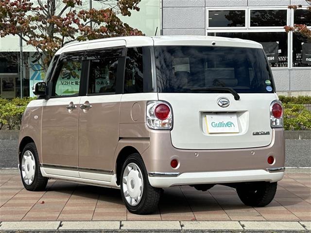 ムーヴキャンバス Ｇメイクアップ　ＳＡＩＩＩ　禁煙車／純正ナビ（フルセグＴＶ／ＦＭ／ＡＭ／ＣＤ／ＤＶＤ／ＳＤ）／バックカメラ／ＢＴ／前後ドラレコ／衝突軽減／純正フロアマット／両側パワースライドドア／横滑り防止機能／アイドリングストップ（43枚目）