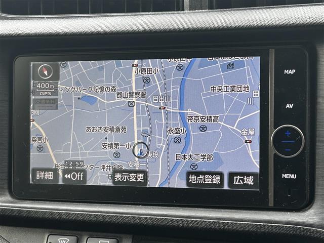 アクア G 純正ナビゲーション/バックカメラ/ETC・前席シートヒーター/ステアリングリモコン/LEDオートライト/アイドリングストップ/純正フロアマット/ドアバイザー(3枚目)