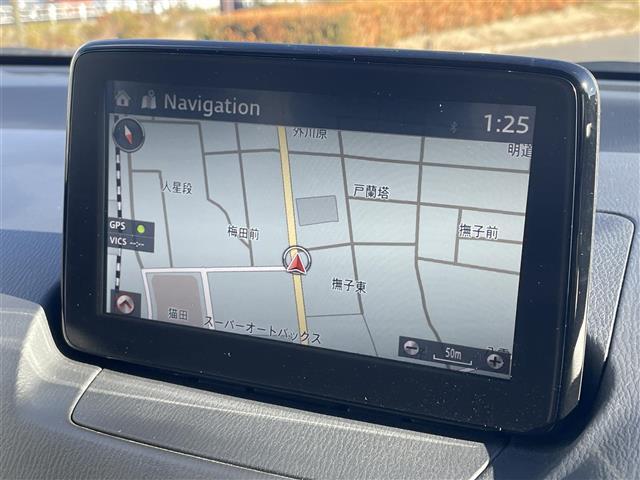 デミオ １３Ｓテーラードブラウン　純正ナビゲーション／バックカメラ／ＥＴＣ／前席シートヒーター／アドバンストスマートシティブレーキサポート／誤発進抑制制御／車線逸脱警報システム／ブラインドスポットモニター／クルーズコントロール（4枚目）