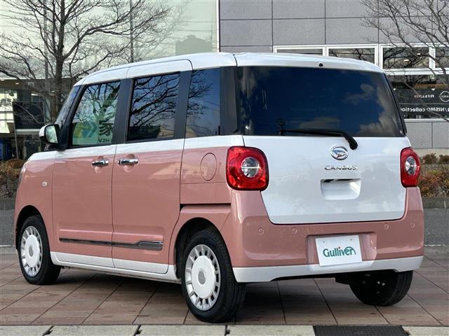 ムーヴキャンバス ストライプスＧ　ディスプレイオーディオ／バックカメラ／ＥＴＣ／両側電動スライドドア／前席シートヒーター／衝突警報機能／誤発進抑制機能／ふらつき警報／先行車発進お知らせ機能／標識認識機能／アダプティブドライビングビーム（35枚目）