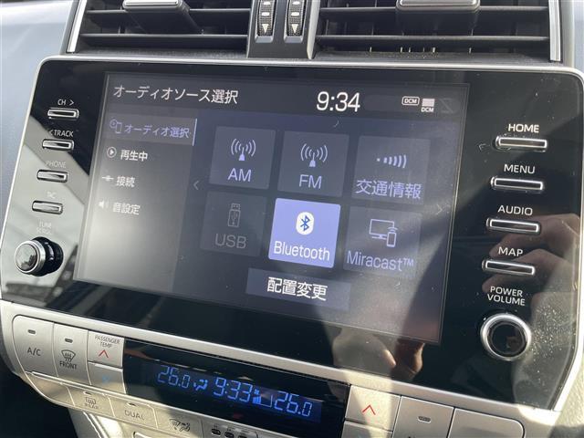 ランドクルーザープラド ＴＸ　Ｌパッケージ　マットブラックエディション　ワンオーナー　４ＷＤ　純正ディスプレイオーディオ　Ｔコネクトナビ　プリクラッシュセーフティ　レーダークルーズコントロール　前席パワーシート　シートヒーター　エアシート　前後ドライブレコーダー（5枚目）