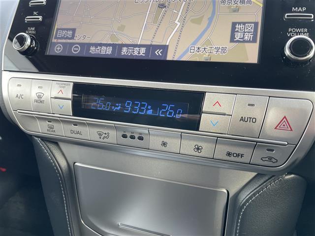 ランドクルーザープラド ＴＸ　Ｌパッケージ　マットブラックエディション　ワンオーナー　４ＷＤ　純正ディスプレイオーディオ　Ｔコネクトナビ　プリクラッシュセーフティ　レーダークルーズコントロール　前席パワーシート　シートヒーター　エアシート　前後ドライブレコーダー（7枚目）