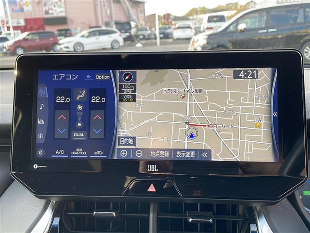 ハリアーハイブリッド Z 禁煙車 JBLサウンドシステム 純正ナビ 全周囲カメラ デジタルインナーミラー ヘッドアップディスプレイ ハーフレザーシート パワーバックドア レーダークルーズコントロール 純正19インチAW ETC(5枚目)