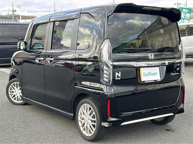 Ｎ－ＢＯＸカスタム Ｌターボ　ワンオーナー　禁煙車　スマートキー　プッシュスタート　ＥＴＣ　両側パワースライドドア　社外メモリナビ（ＤＴＶ／ＢＴ／ＤＶＤ／ラジオ）　バックカメラ　オートエアコン　オートライト　保証書　取扱説明書（34枚目）