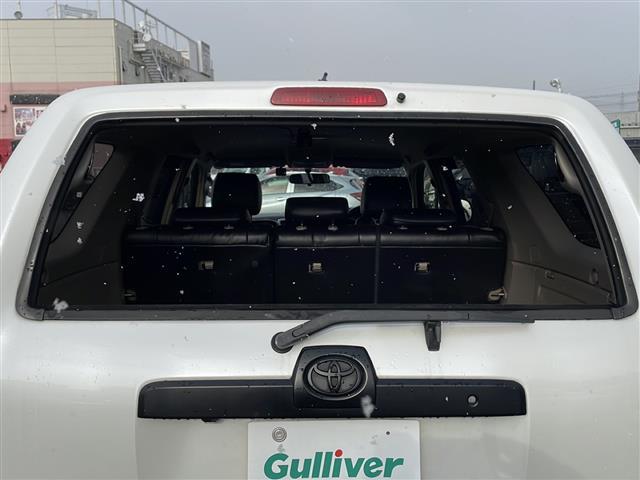 ハイラックスサーフ ＳＳＲ－Ｘ　禁煙車　リモコンキー　前後ドライブレコーダー　社外ディスプレイオーディオ（ＢＴ／ＤＶＤ／ＵＳＢ／ラジオ）　社外シートカバー　オートエアコン　オートライト　ＴＲＤアルミホイール　純正フロアマット（37枚目）