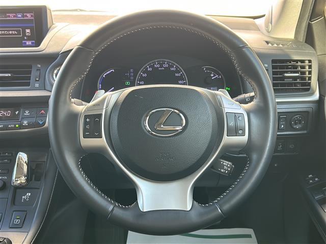 CT CT200h バージョンL ドラレコ(F/R) イモビライザー ドアバイザー LEDライト シートヒーター(D/N) 電格ミラー パーキングセンサー パワーシート(D/N) 純正フロア ステアリングスイッチ ライトウォッシャー(9枚目)