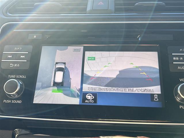 リーフ Ｇ　１オーナー　純正ナビ　ＦＭ／ＡＭ／ＵＳＢ／ＢＴ／ＴＶ／ＤＶＤ／ＣＤ　ＥＴＣ　シートヒーターＤＮ　ステアリングヒーター　追従クルコン　Ｐアシスト　３６０度カメラ　純正フロア　ＬＥＤヘッド　保証書　取説（3枚目）
