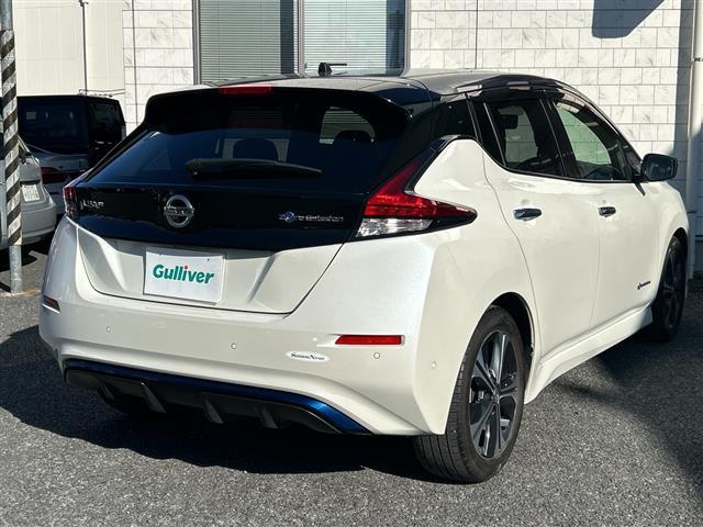 リーフ Ｇ　１オーナー　純正ナビ　ＦＭ／ＡＭ／ＵＳＢ／ＢＴ／ＴＶ／ＤＶＤ／ＣＤ　ＥＴＣ　シートヒーターＤＮ　ステアリングヒーター　追従クルコン　Ｐアシスト　３６０度カメラ　純正フロア　ＬＥＤヘッド　保証書　取説（38枚目）