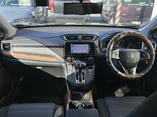 ＣＲ－Ｖ ＥＸ　純正ナビ　ＦＭ／ＡＭ／ＢＴ／ＤＶＤ／ＴＶ／ＣＤ／ＵＳＢ／ＳＤ　ＥＴＣ２．０　前後ドラレコ　ＢＳＭ　シートヒーターＤＮ　パワーシートＤ　追従クルコン　衝突軽減Ｂ　Ｐアシスト　レーンアシスト　保証書　取説（7枚目）