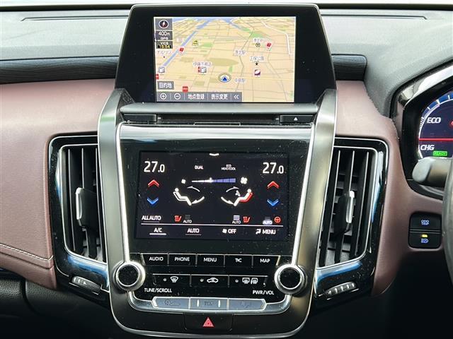 クラウンハイブリッド RS サンルーフ 純正ナビ バックカメラ 前方純ドラレコ PCS LTA PSB RSA クリアランスソナー レーダークルコン 前席パワーシート シートヒーター ETC パドルシフト LEDヘッドライト(4枚目)