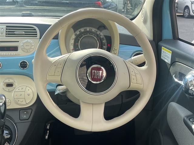 500 アッズーラ ワンオーナー スカイルーフ パーキングセンサー ETC 純正15インチアルミホイール ステアリングスイッチ 純正フロアマット フォグランプ(5枚目)