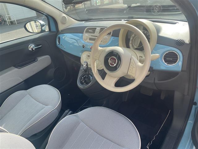 500 アッズーラ ワンオーナー スカイルーフ パーキングセンサー ETC 純正15インチアルミホイール ステアリングスイッチ 純正フロアマット フォグランプ(14枚目)