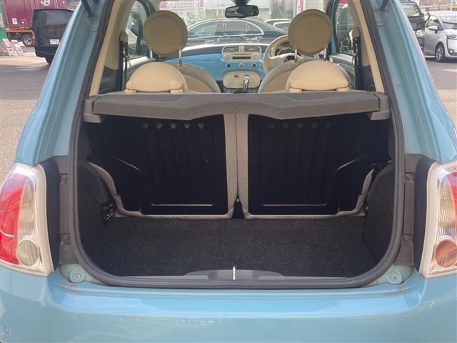 500 アッズーラ ワンオーナー スカイルーフ パーキングセンサー ETC 純正15インチアルミホイール ステアリングスイッチ 純正フロアマット フォグランプ(23枚目)