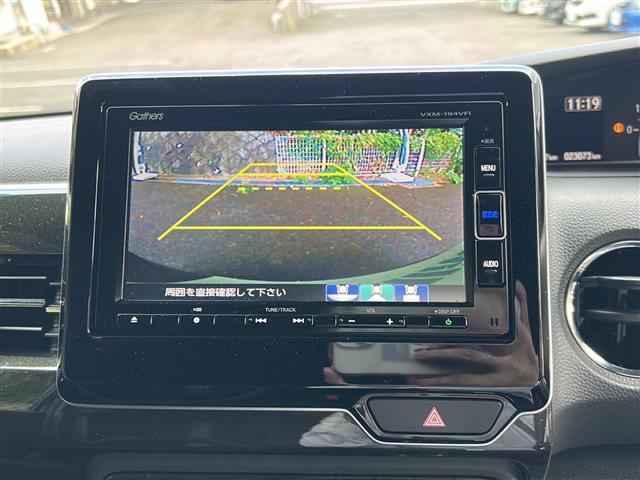 N-BOXカスタム G・Lホンダセンシング 純正ナビ・フルセグTV/BT Audio/CD/DVD/AUX・USB/AM/FM/SD/iPod・バックカメラ・ビルトインETC・純正ドラレコ・レーダークルコン・プッシュS・無限フロアマット(9枚目)