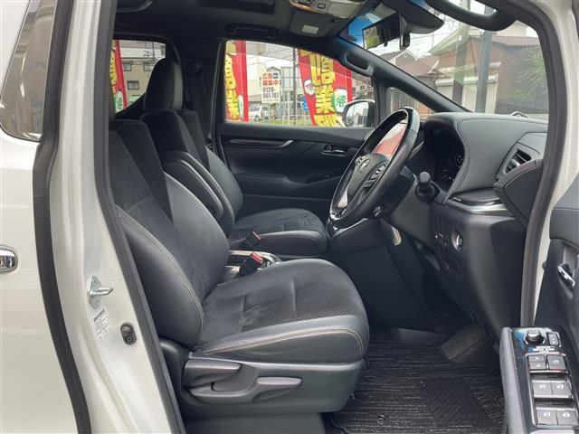 アルファード 2.5S タイプゴールド ワンオーナー サンルーフ 純正ナビ TV 純正フリップダウンモニター ETC TSS ハーフレザーシート 両側パワースライドドア パワーバックドア レーダークルーズコントロール 前後ドライブレコーダー(13枚目)