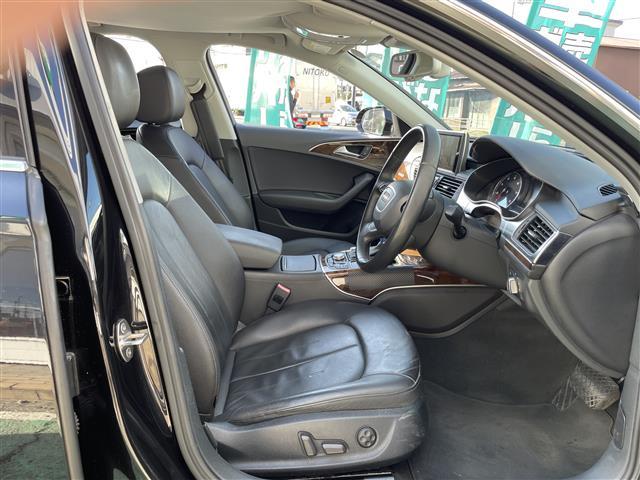 Ａ６ ２．８ＦＳＩクワトロ　純正ナビ　フルセグＴＶ　全方位カメラ　黒革シート　シートヒーター　ＥＴＣ　ＢＯＳＥサウンド　パーキングアシスト（13枚目）