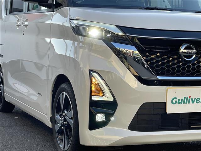 ルークス ハイウェイスター Gターボプロパイロットエディション 純正ナビ プロパイロット 衝突軽減 ACC レーンキープ 全方位カメラ 両側パワスラ パワスラハンズフリー ビルトインETC ドラレコ オートハイビーム LEDライト スペアキー 純正15インチAW(35枚目)