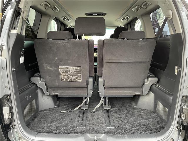 ヴェルファイア 2.4Z プラチナセレクションII タイプゴールド フリップダウンモニター 社外ナビ クルコン 両側パワースライドドア 電動リアゲート ビルトインETC バックカメラ ウォークスルー MT付AT プッシュスタート スマートキー スペアキー 純正18AW(30枚目)