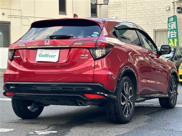 ヴェゼル ハイブリッドＲＳ・ホンダセンシング　ワンオーナー　社外１０インチメモリナビ　Ｈｏｎｄａ　ＳＥＮＳＩＮＧ　アイドリングストップ　バックカメラ　レオニスホイール　ＬＥＤヘッドライト　前後ドライブレコーダー　シートヒーター　プッシュスタート（33枚目）