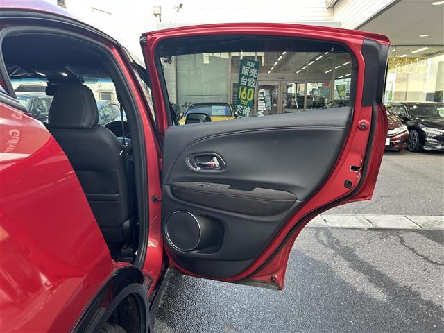 ヴェゼル ハイブリッドＲＳ・ホンダセンシング　ワンオーナー　社外１０インチメモリナビ　Ｈｏｎｄａ　ＳＥＮＳＩＮＧ　アイドリングストップ　バックカメラ　レオニスホイール　ＬＥＤヘッドライト　前後ドライブレコーダー　シートヒーター　プッシュスタート（36枚目）