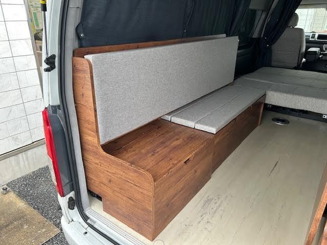 ハイエースバン キャンピング FFヒーター/ブレーキロック/冷蔵庫/シンク/クルコン/フロントスピーカー(アルパイン)/リアスピーカー(パイオニア)/ナイトビジョン/Bluetooth/全方位カメラ/盗難防止装置/ETC(27枚目)