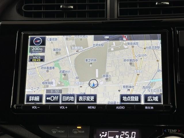 アクア G 誤発進抑制機能 バックモニタ セキュリティー メンテナンスノート ドライブレコーダ デュアルエアバック ナビTV I-STOP LED パワーウィンドウ 1オーナ- サイドエアバッグ 地デジ ESC(5枚目)