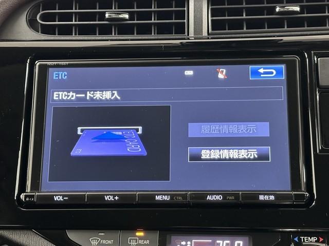 アクア G 誤発進抑制機能 バックモニタ セキュリティー メンテナンスノート ドライブレコーダ デュアルエアバック ナビTV I-STOP LED パワーウィンドウ 1オーナ- サイドエアバッグ 地デジ ESC(8枚目)