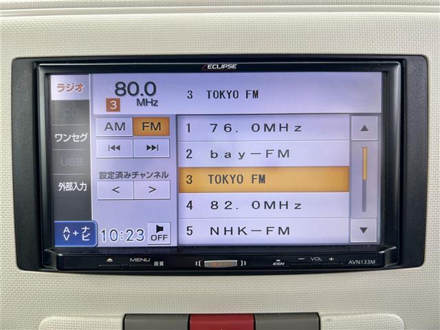 ミラココア ココアL ・社外ナビ(ワンセグテレビ/CD)・ETC・リモコンキー・スペアキー×1・ハロゲンヘッドライト・電動格納ミラー・純正ドアバイザー・フロアマット・取扱説明書(3枚目)