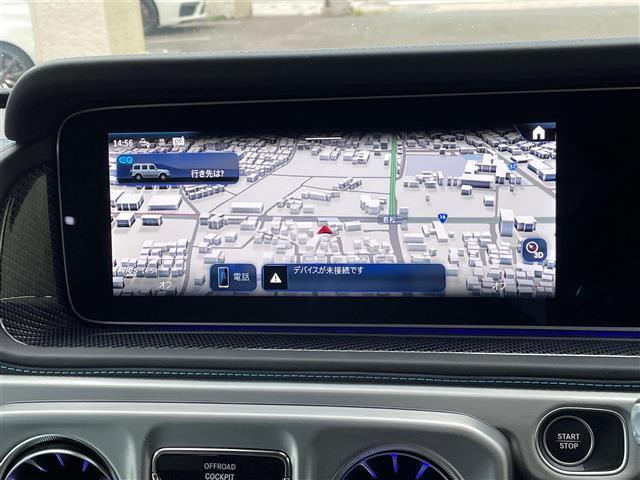 Ｇクラス Ｇ５８０　ウィズＥＱテクノロジーエディション１　ワンオーナー　サンルーフ　グレー／黒革シート　ブルメスター　カーボンインテリアパネル　　アダプティブダンピング　レーダーセーフティＰＫＧ　ワイヤレス充電　純正ナビ　全方位カメラ　ＡＭＧ２０ＡＷ　ＬＥＤ（5枚目）