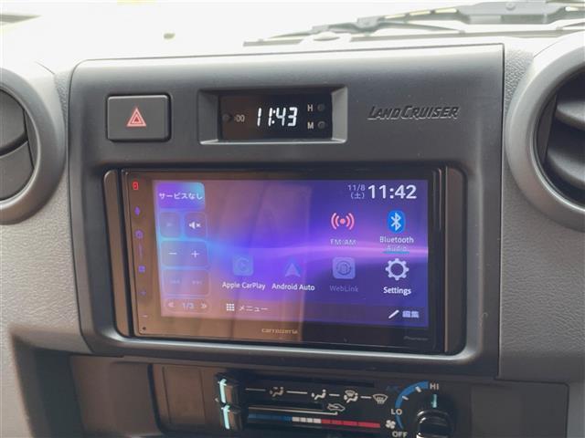 ランドクルーザー70 AX ワンオーナー 社外16インチAW LEDライト 革調シートカバー 社外ディスプレイオーディオ バックモニター ETC2.0 社外デジタルミラー 社外セキュリティ クルーズコントロール PCS LKA(7枚目)