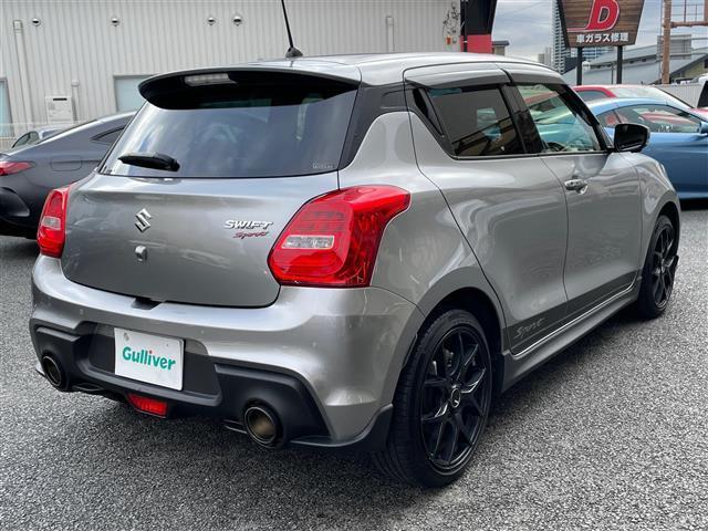 スイフトスポーツ ベースグレード　ワンオーナー　６ＭＴ　ＳＳＲ１７インチＡＷ　フジツボマフラー　ＧＲｅｄｄｙフロントスポイラー　ナビ　全方位カメラ　ＥＴＣ　スズキセーフティサポート　レーダークルーズ　ＰＣＳ　ＬＫＡ　ＢＳＭ（15枚目）