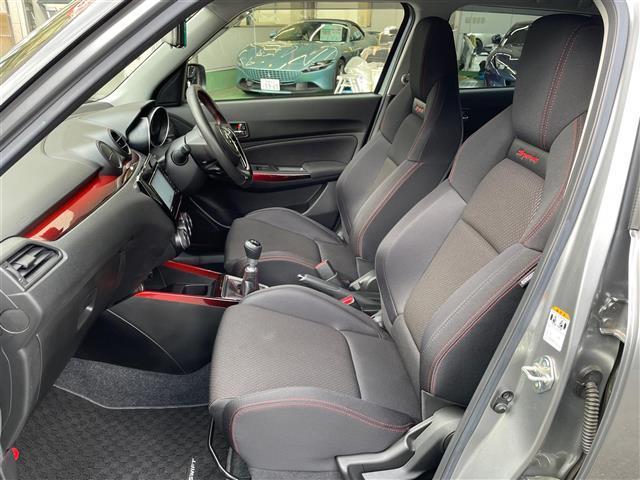 スイフトスポーツ ベースグレード　ワンオーナー　６ＭＴ　ＳＳＲ１７インチＡＷ　フジツボマフラー　ＧＲｅｄｄｙフロントスポイラー　ナビ　全方位カメラ　ＥＴＣ　スズキセーフティサポート　レーダークルーズ　ＰＣＳ　ＬＫＡ　ＢＳＭ（26枚目）