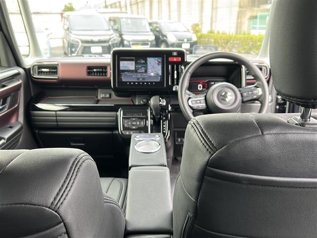 スペーシアカスタム ハイブリッドXSターボ 9インチHDメモリナビ 全方位モニター 両側パワスラ ドラレコ USB ターボ シートヒーター エアバックW アイドリングストップ パーキングアシスト 追従クルコン フルセグTV フロアマット純正(6枚目)