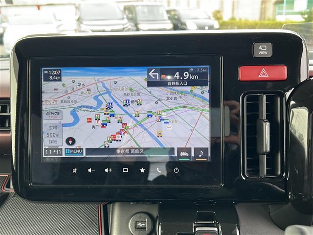 スペーシアカスタム ハイブリッドXSターボ 9インチHDメモリナビ 全方位モニター 両側パワスラ ドラレコ USB ターボ シートヒーター エアバックW アイドリングストップ パーキングアシスト 追従クルコン フルセグTV フロアマット純正(10枚目)