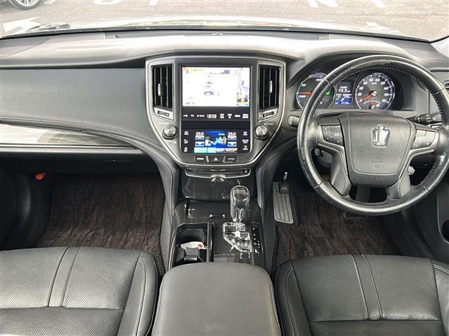 クラウンハイブリッド アスリートS ワンオーナー純正メーカーナビTVサンルーフバックカメラビルトインETCクルコンパワーシート(2枚目)